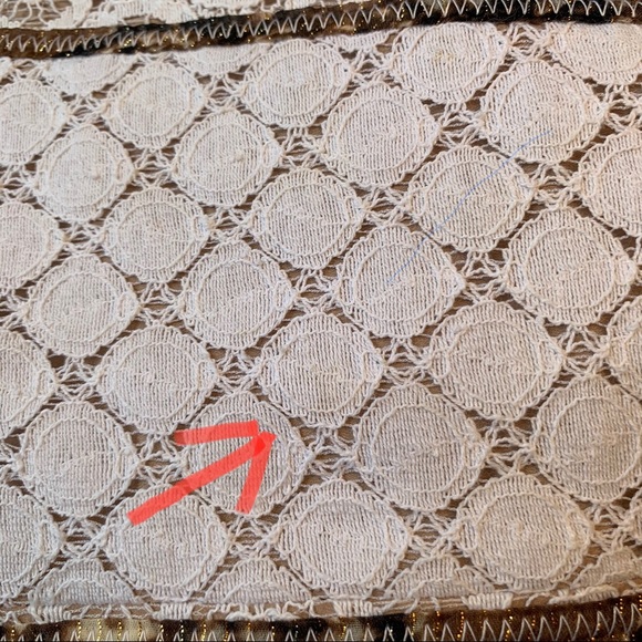 BCBGMaxAzria lace dress with animal print trim - Picture 11 of 14